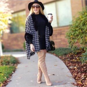 🔥BACK IN STOCK! CHANTELLA Tweed Cape ☆BEST SEL…